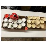 (2) Boxes Assorted Coffee Mugs