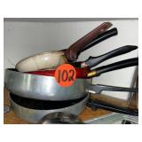 Assorted Frying Pans