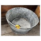Galvanized Wash Tub