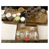 (3) Boxes Mugs & Drinking Glasses