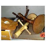 (3) Boxes Mug Holders, Wall Shelf, Coasters & Misc