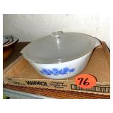 Fire King Casserole w/Lid