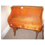 2 Drawer Pine Desk