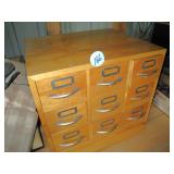 9 Drawer Index Cabinet
