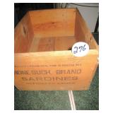 Sardine Wood Crate