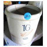 10 Gallon Redwing Crock (DAMAGED)