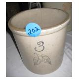 3 Gallon Union Crock (Cracked)