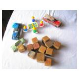 Tootsie Toys & Wooden Blocks