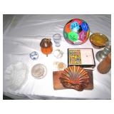 Candle Holders, Knick Knacks & Misc. Glassware