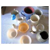 Oil Glass, Cups & Pitchers