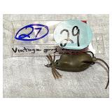 Vintage Grey Rubber Mouse