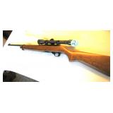 Ruger 10/22 Carbine 22LR w/Weaver Scope