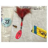Light Spinner Bait, Vintage Beetle Jig & Mepps...