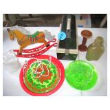Christmas Plates & Lunch Box