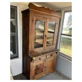 2 Piece Oak Kitchen Cabinet 41 Inches Wide x 77...