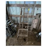 Wood Step Ladder & Extension