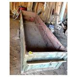 Wagon Box w/Bobsled Runners Located in Lower Shed