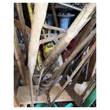 Large Lot w/Post Hole Digger, Tiling Shovels,...