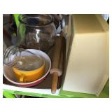 Pyrex Bowl, Paper Dispenser & Misc.