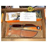 Marbles Cocobolo Aluminum Knife w/Sheath & Box