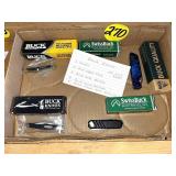 (5) Assorted Buck Jack Knives