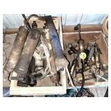 (2) Wooden Boxes w/Grease Guns