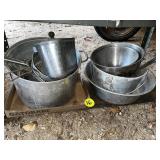 Aluminum & Tin Pails, Pots & Utensils