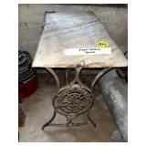 Singer Treadle Sewing Base w/Wood Top