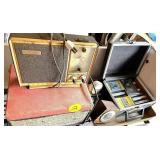 (2) Boxes Phonograph, Radio & Cassette Tapes