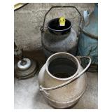 (2) Metal Carrying Pails