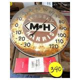 Massey Harris Thermometer & Stock