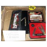 (2) Schrade Old Timer Knives in Tins