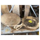 Cast Iron Griddle, Pot & Pans