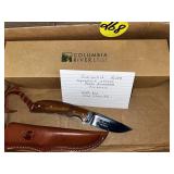 Columbia River Knife w/Sheath & Box