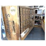 Schweppes Wooden Bottle Case