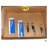 (3) Schrade Uncle Henry Jack Knives
