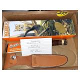 Marbles Expert Leather/Stag w/Sheath & Box