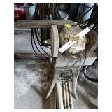 Grinder w/Stand (AS IS) & Wood Spindles