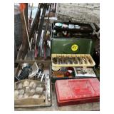 Assorted Fishing Supplies-Nets, Rods, Reels &...