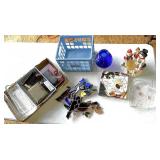 (2) Boxes Stainglass Decor, Watches & Misc. (2) Boxes Stainglass Decor, Watches & Misc.