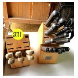 (2) Chicago Cuttlery Knife Sets (2) Chicago Cuttlery Knife Sets