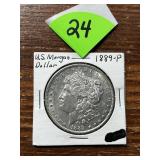 1889 Morgan Silver Dollar XF-AU 1889 Morgan Silver Dollar XF-AU