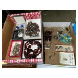 (2) Boxes Jewelry (2) Boxes Jewelry