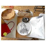 (2) Boxes Gloves, Light Fixture, Picture & Misc. (2) Boxes Gloves, Light Fixture, Picture & Misc.