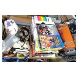 (2) Boxes VHS Tapes, Cedar Box, Tray & Misc. (2) Boxes VHS Tapes, Cedar Box, Tray & Misc.