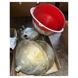 (2) Boxes Headlight Reflector, Funnels, Sump... (2) Boxes Headlight Reflector, Funnels, Sump...