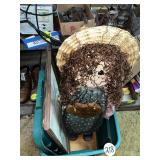 Tote w/Decorative Items Tote w/Decorative Items