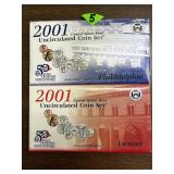 2001 Philadephia & Denver Mint Sets 2001 Philadephia & Denver Mint Sets
