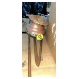 Copper Tubing & Brass Spitoon Copper Tubing & Brass Spitoon