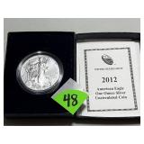 2012 Silver Eagle Dollar Uncirculated 2012 Silver Eagle Dollar Uncirculated